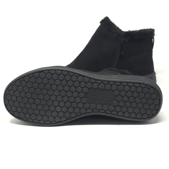 Ryka Nimbus Black Water Repellent Faux Fur Booties Size 9.5M
